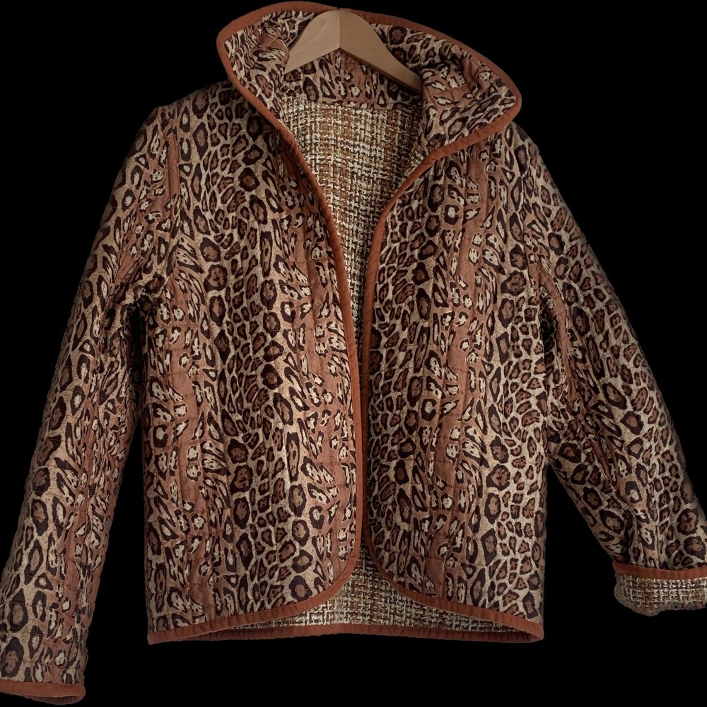 Tweed / Leapord Jacket